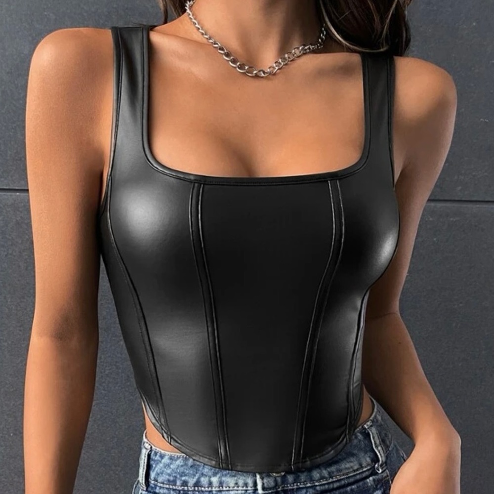 Black Leather Top